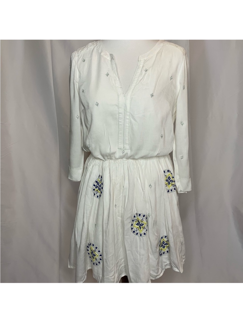 Boden Embroidered Medallion Dress Tunic size 8